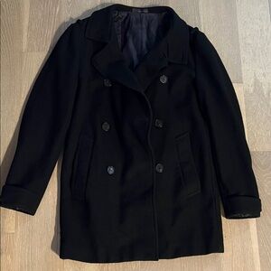 Men Black Coat - Wooyoungmi